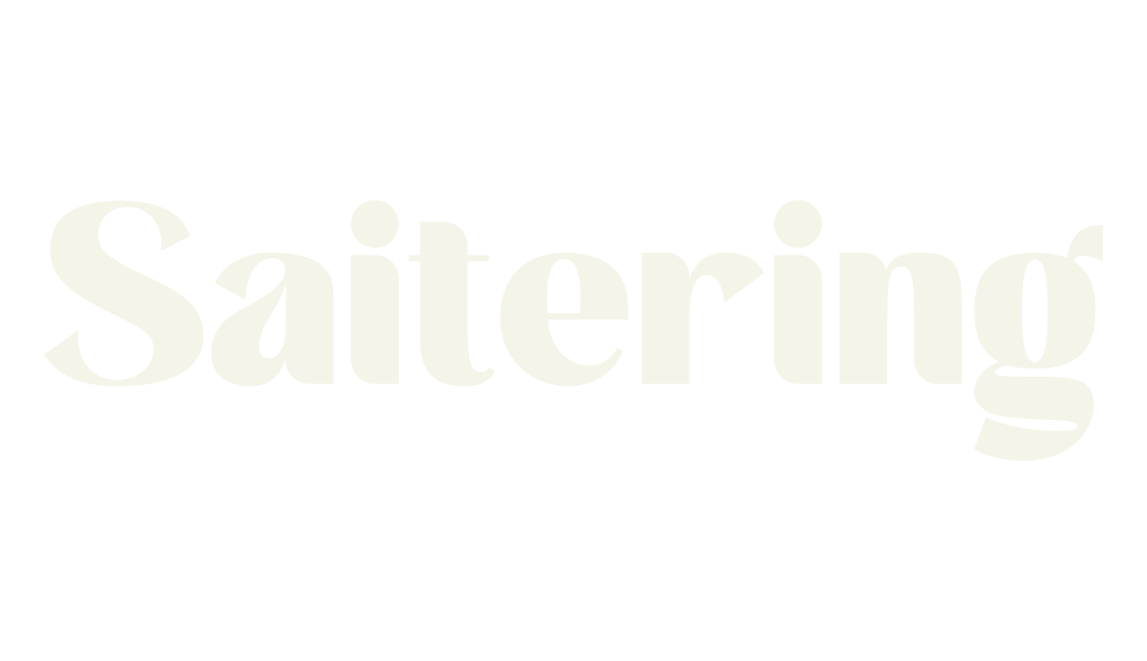 Saitering, bold font preview