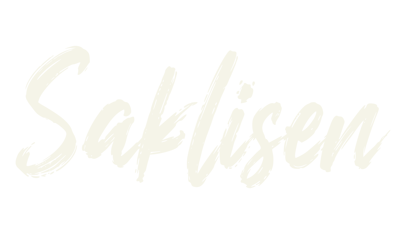 Saklisen, handwriting font preview