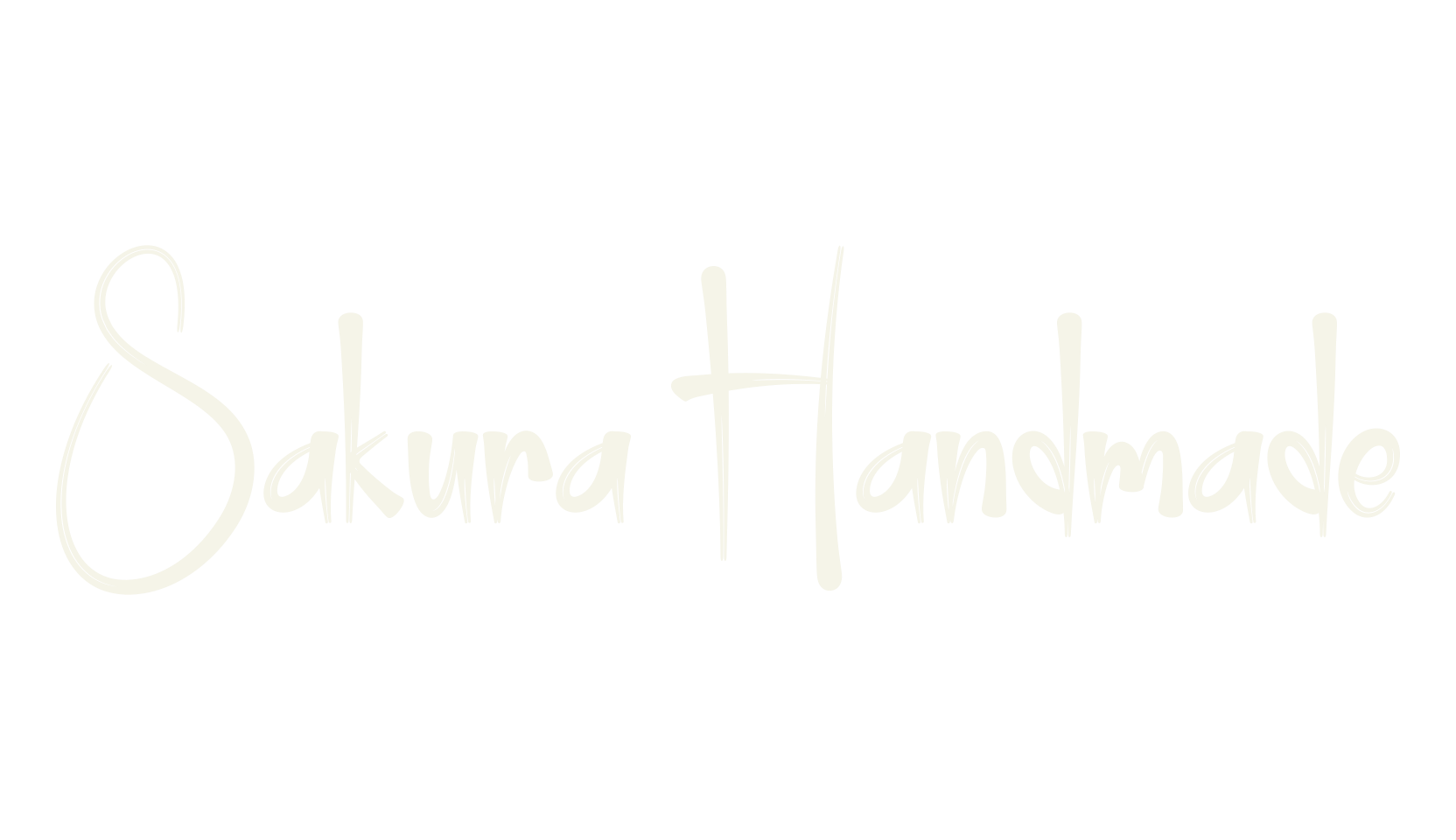 Sakura Handmade, calligraphy font preview
