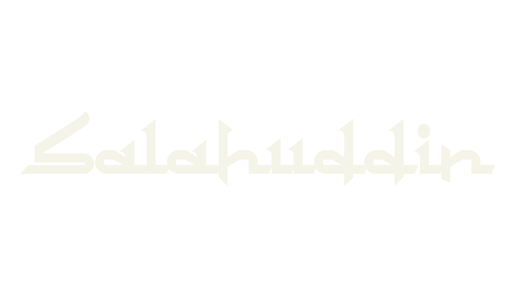 Salahuddin, arabic font preview