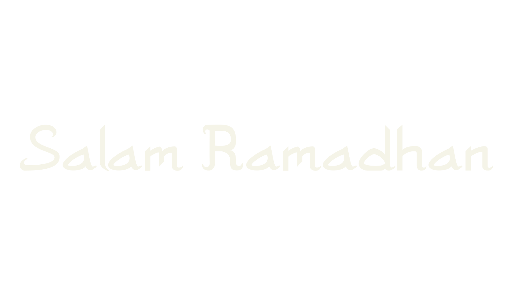 Salam Ramadhan, arabic font preview