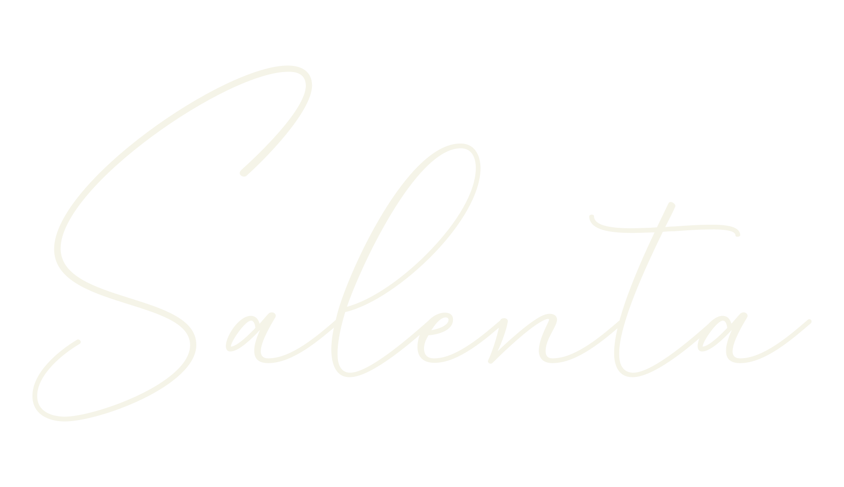 Salenta, script font preview