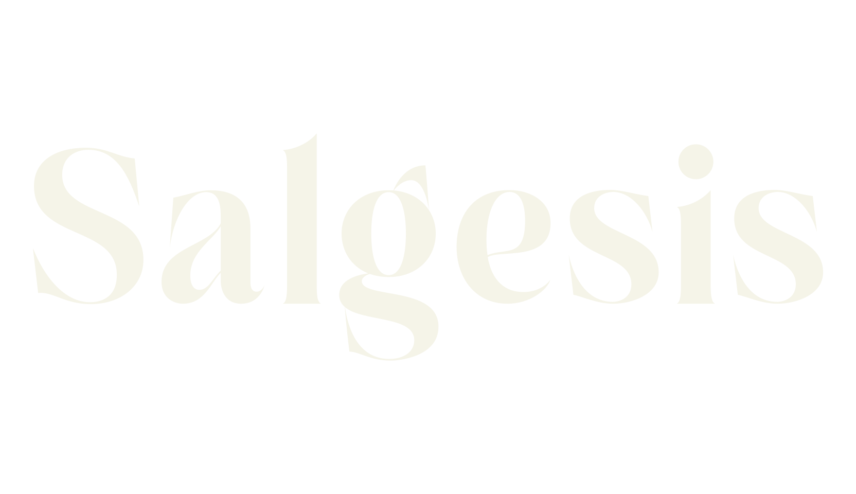 Salgesis, serif font preview