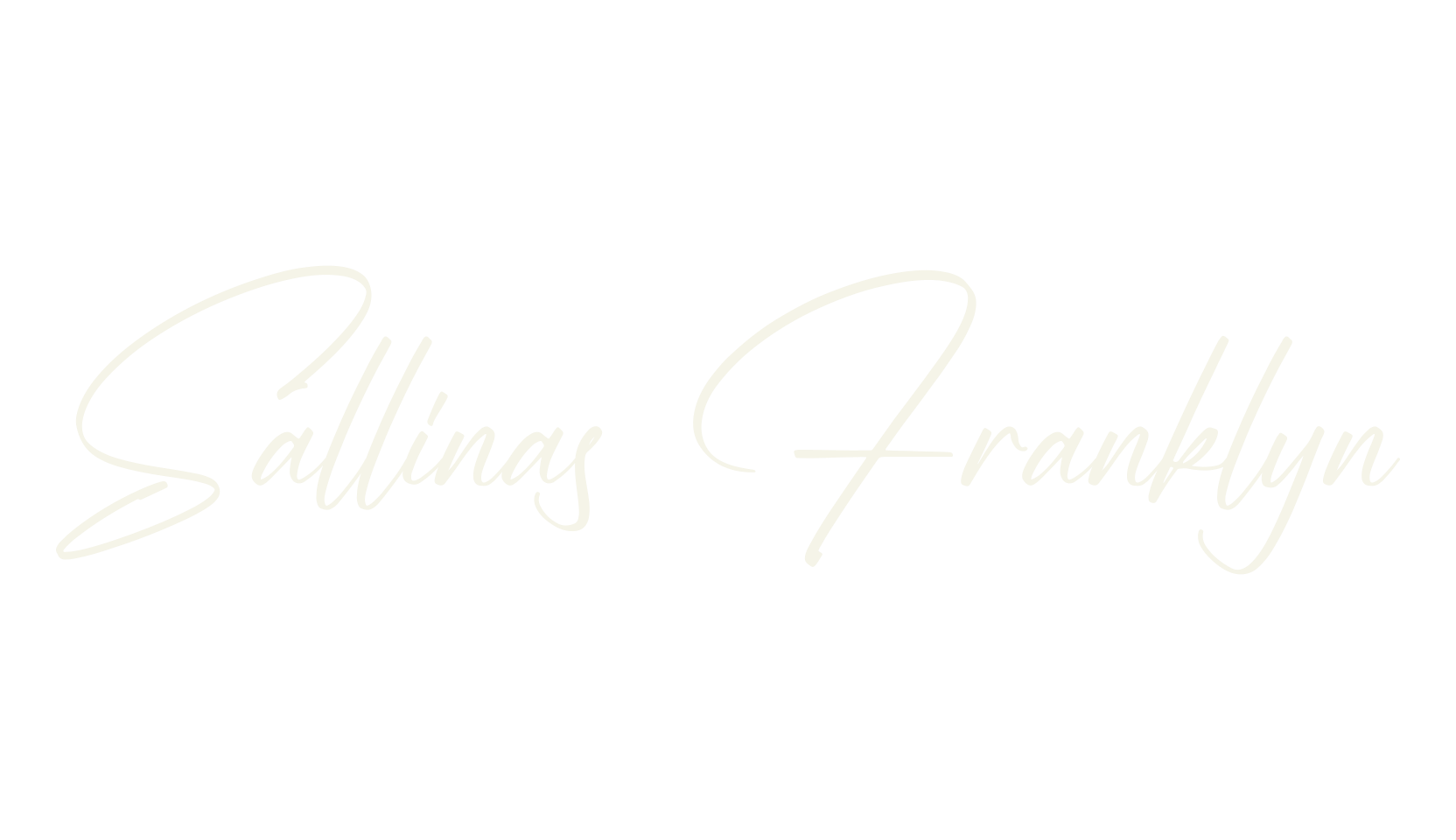 Sallinas Franklyn, script font preview