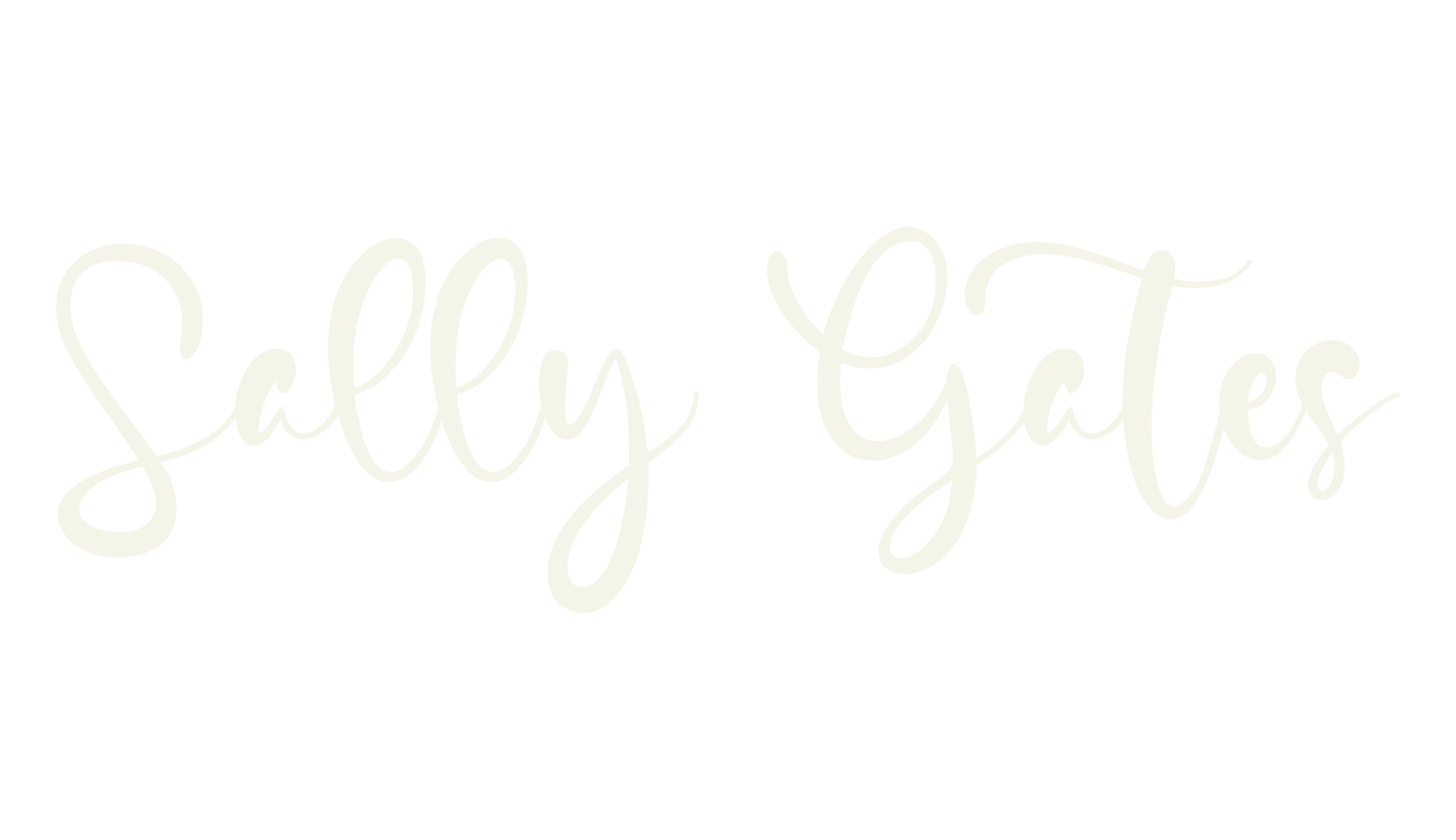 Sally Gates, fashion script font preview