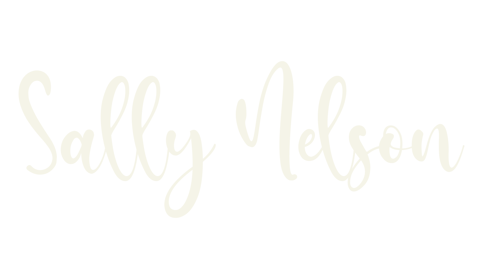 Sally Nelson, fashion script font preview