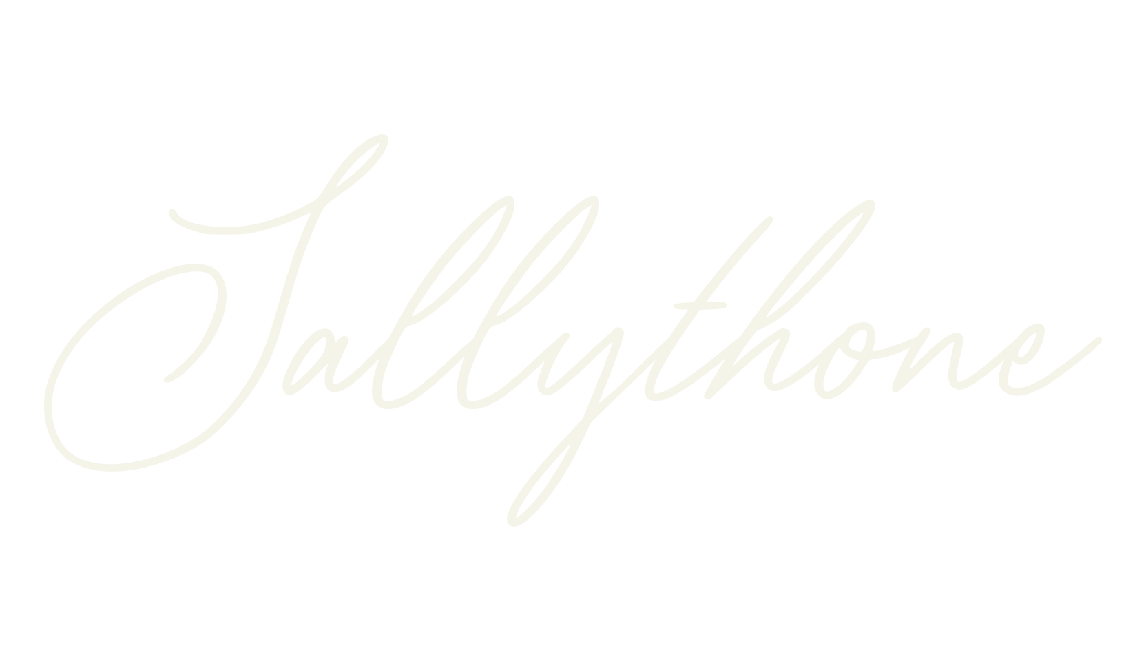 Sallythone, fashion script font preview