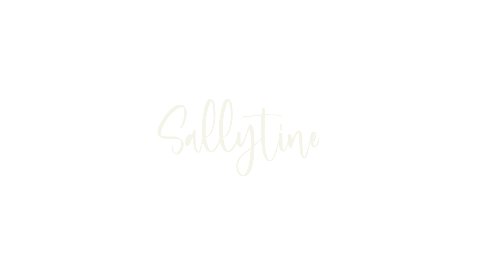 Sallytine, calligraphy font preview