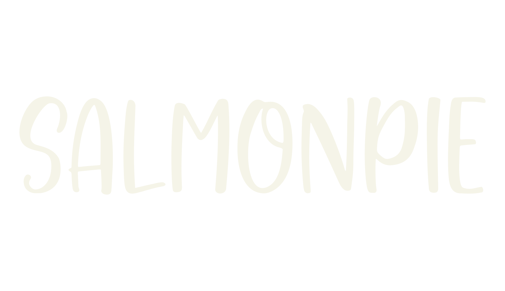 Salmonpie, cute font preview