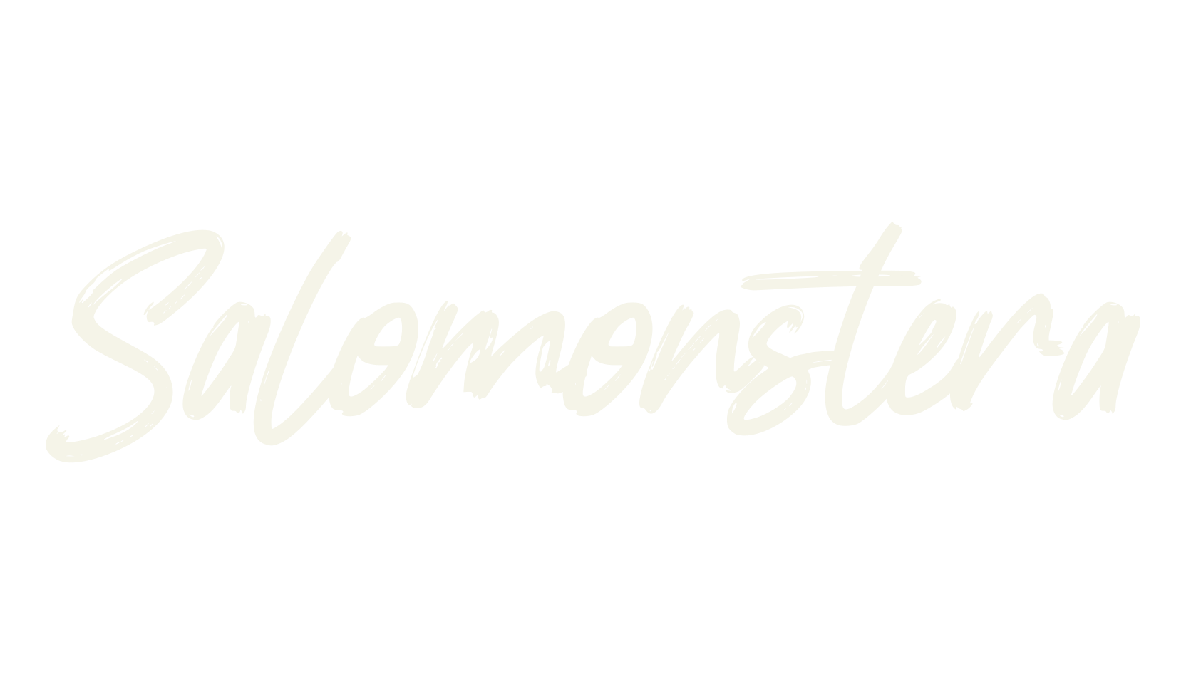 Salomonstera, handwriting font preview