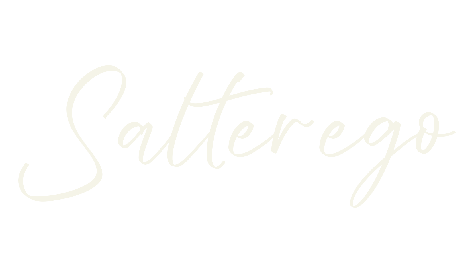 Salterego, script font preview