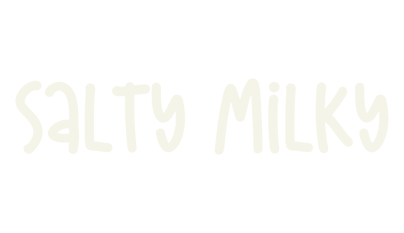 Salty Milky, funky font preview