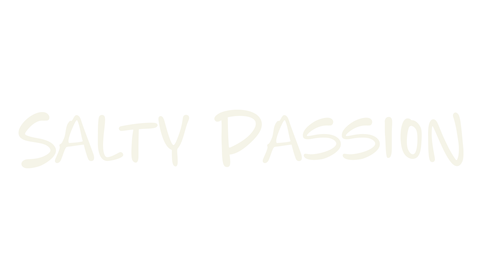 Salty Passion, script font preview
