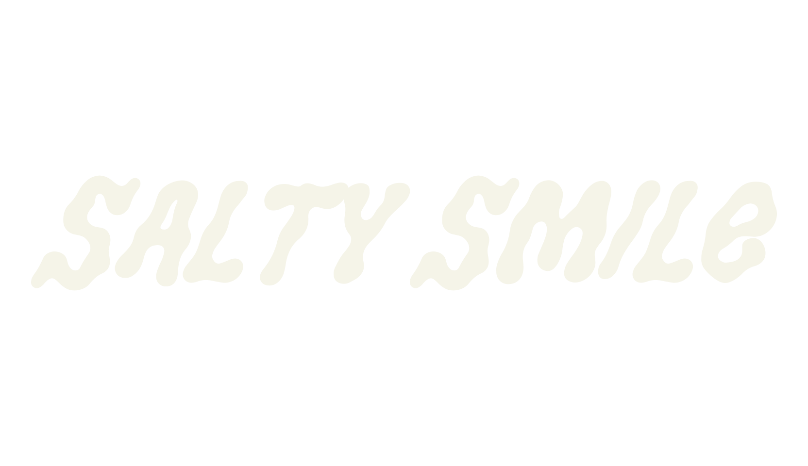 Salty Smile, unique font preview