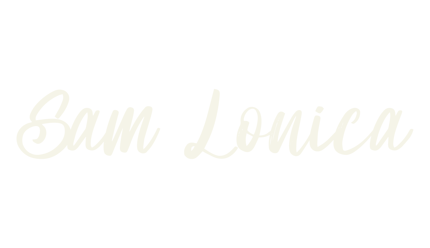 Sam Lonica, alphabet font preview