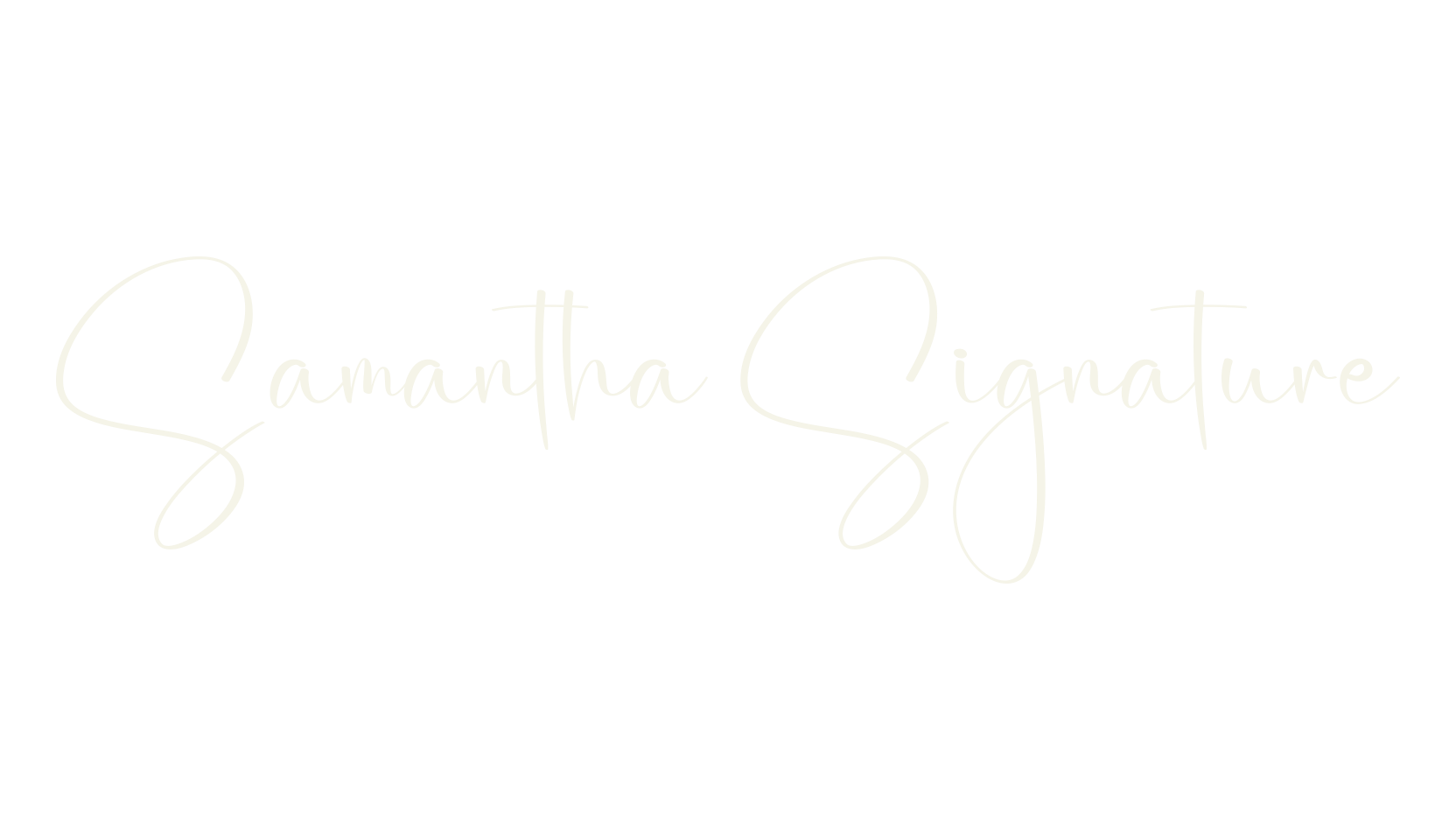Samantha Signature, calligraphy font preview