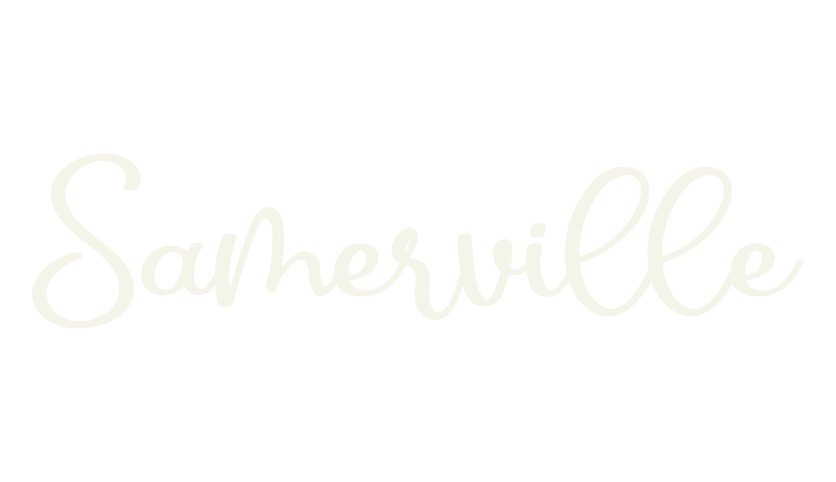 Samerville, calligraphy font preview