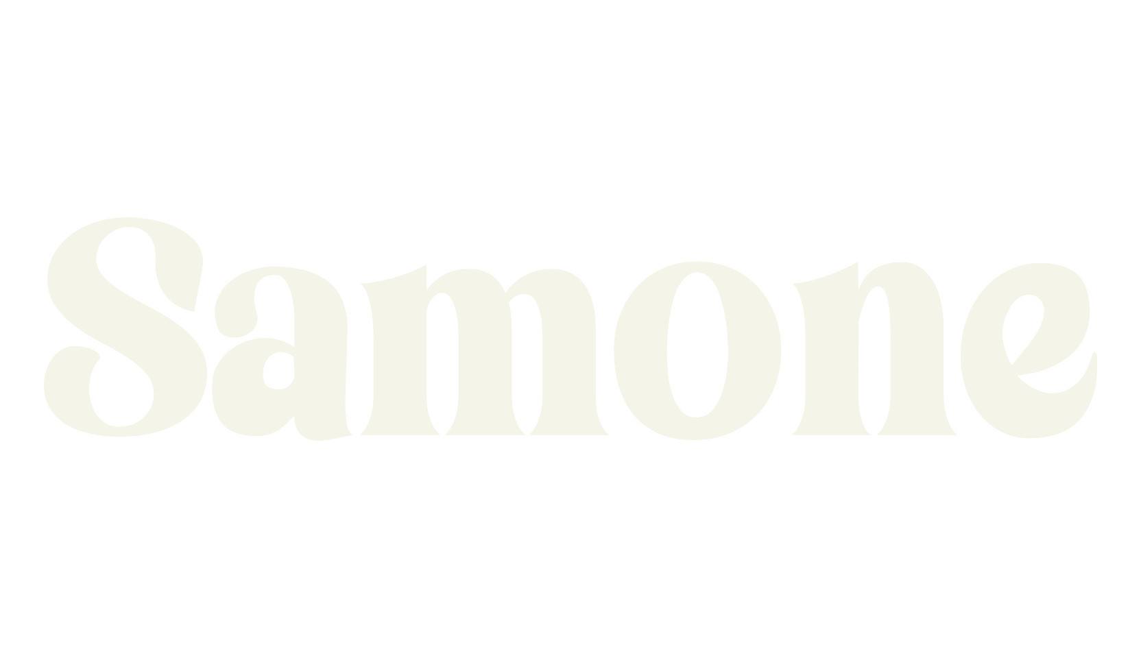 Samone, modern font preview