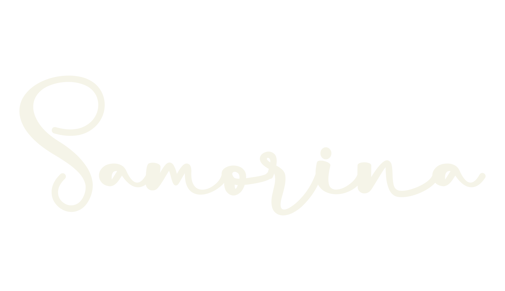 Samorina, signature font preview