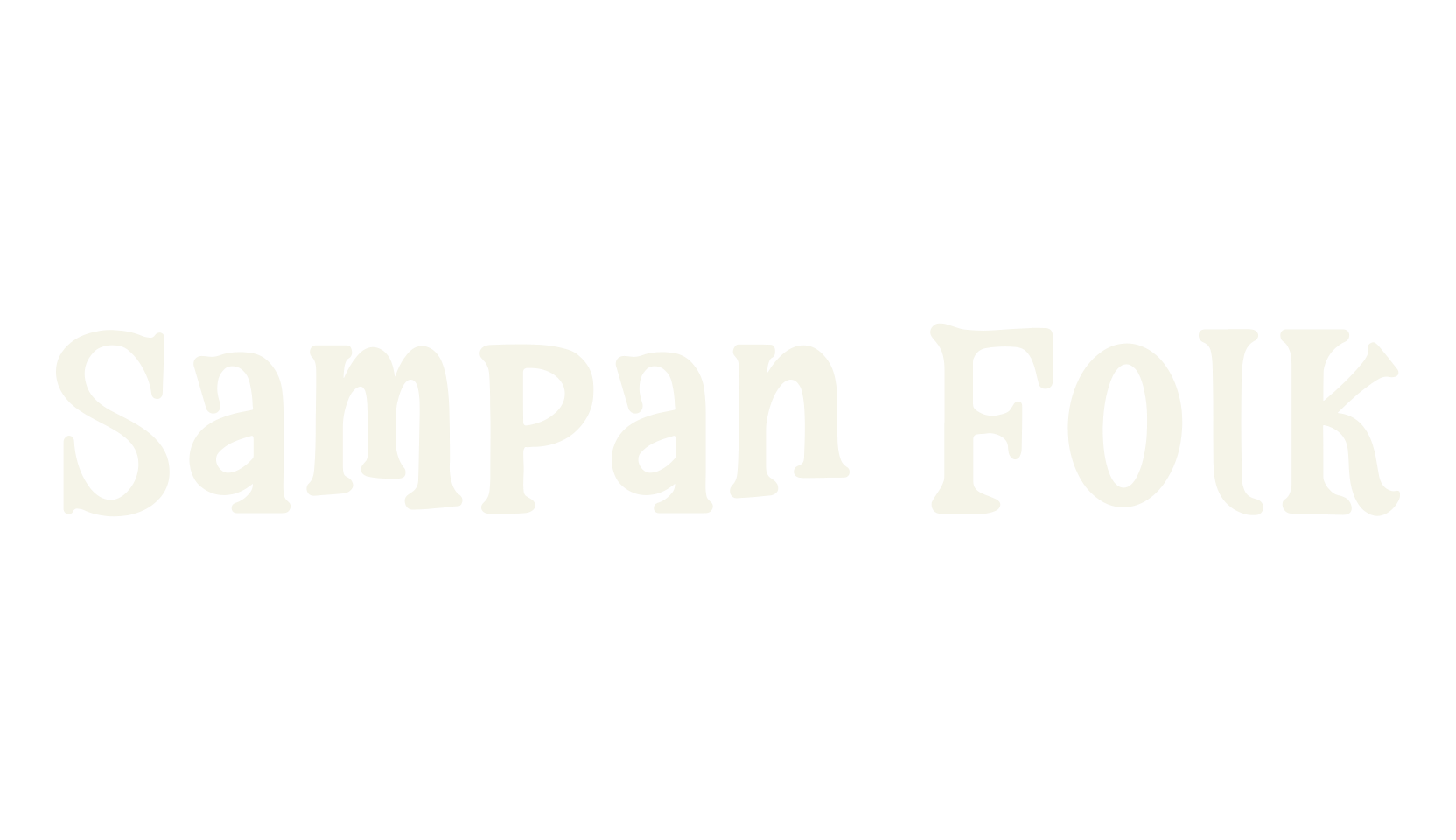 Sampan Folk, summer font preview