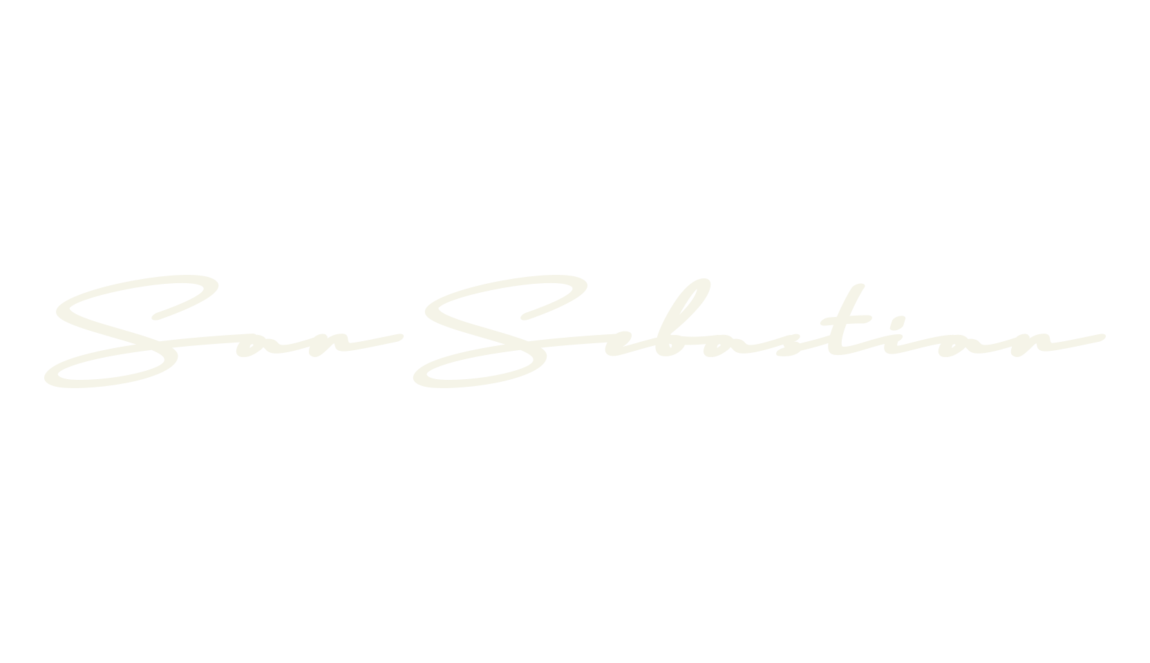 San Sebastian, signature font preview