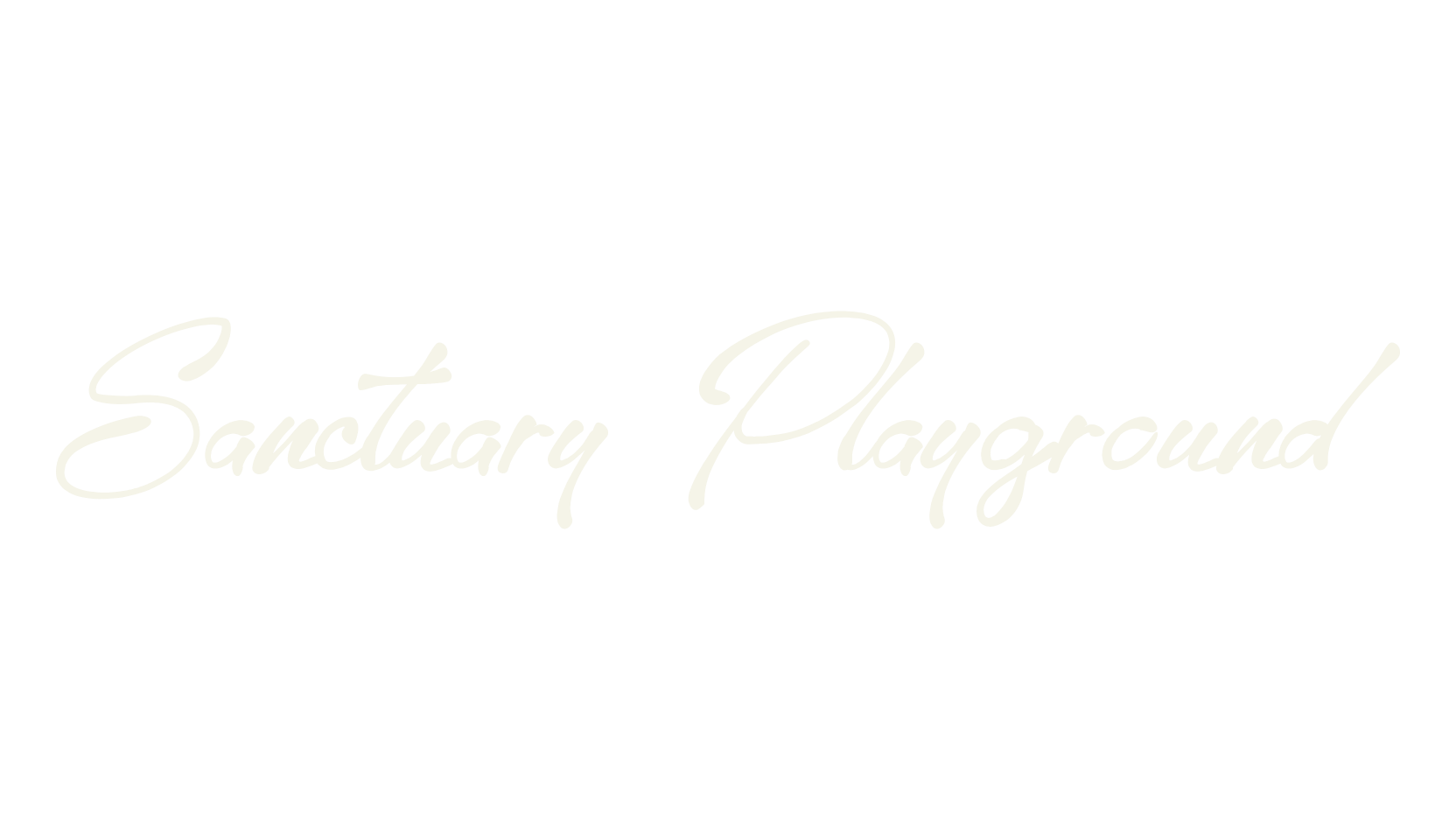 Sanctuary Playground, cursive font preview