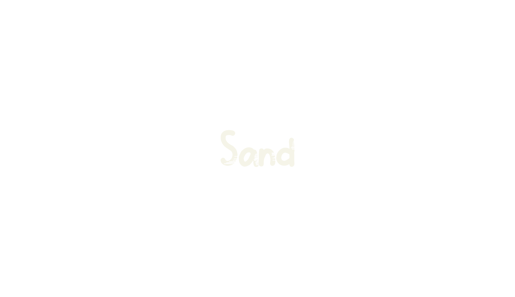 Sand, cute font preview
