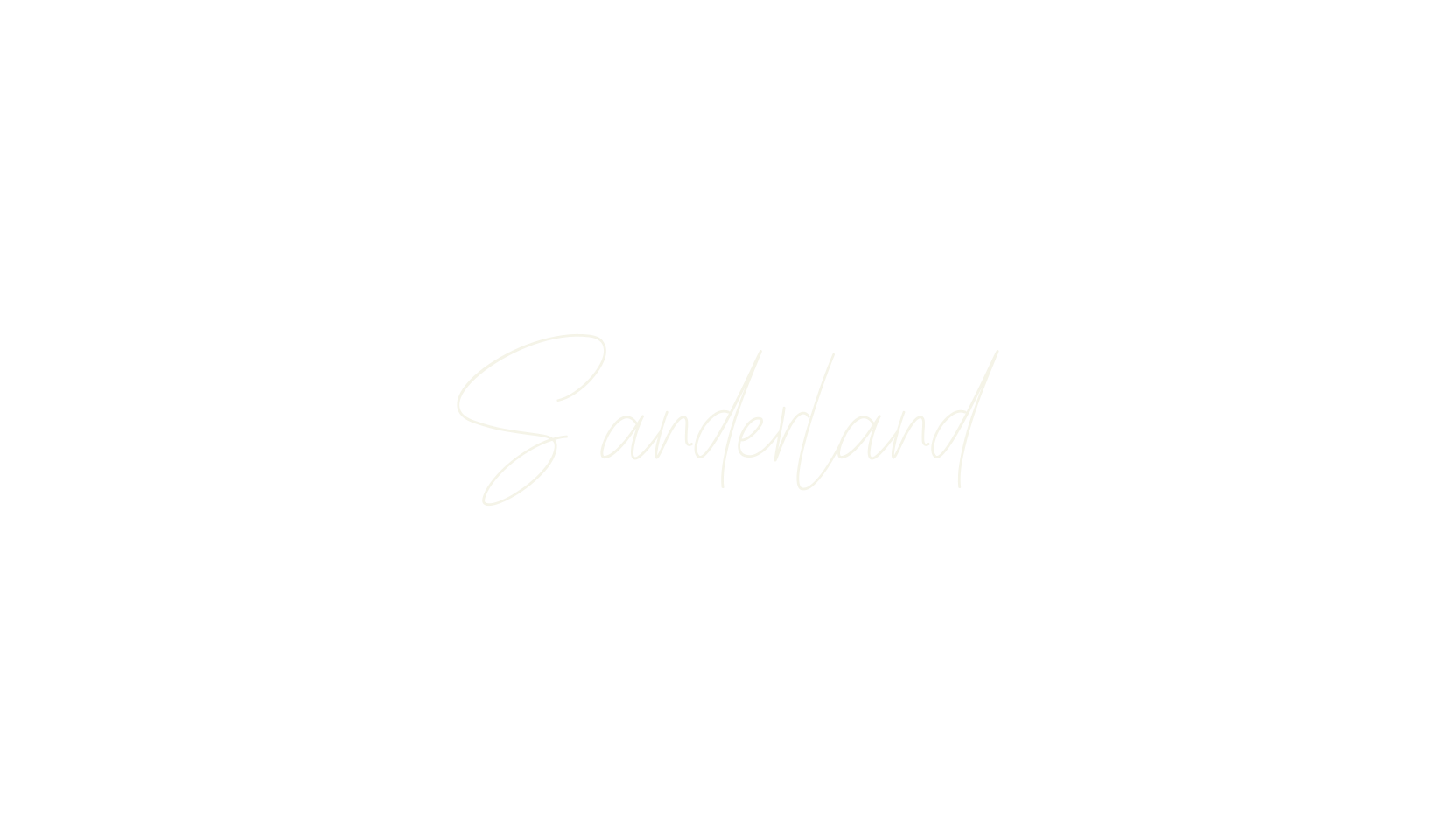 Sanderland, thin font preview