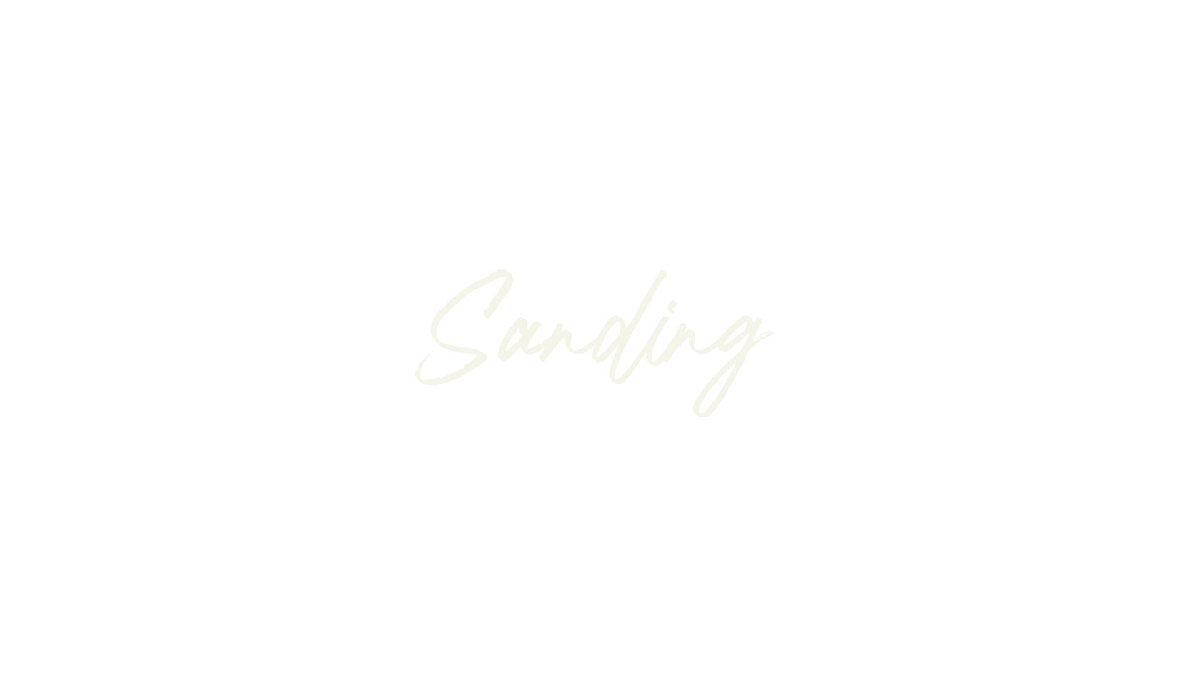 Sanding, photography font preview
