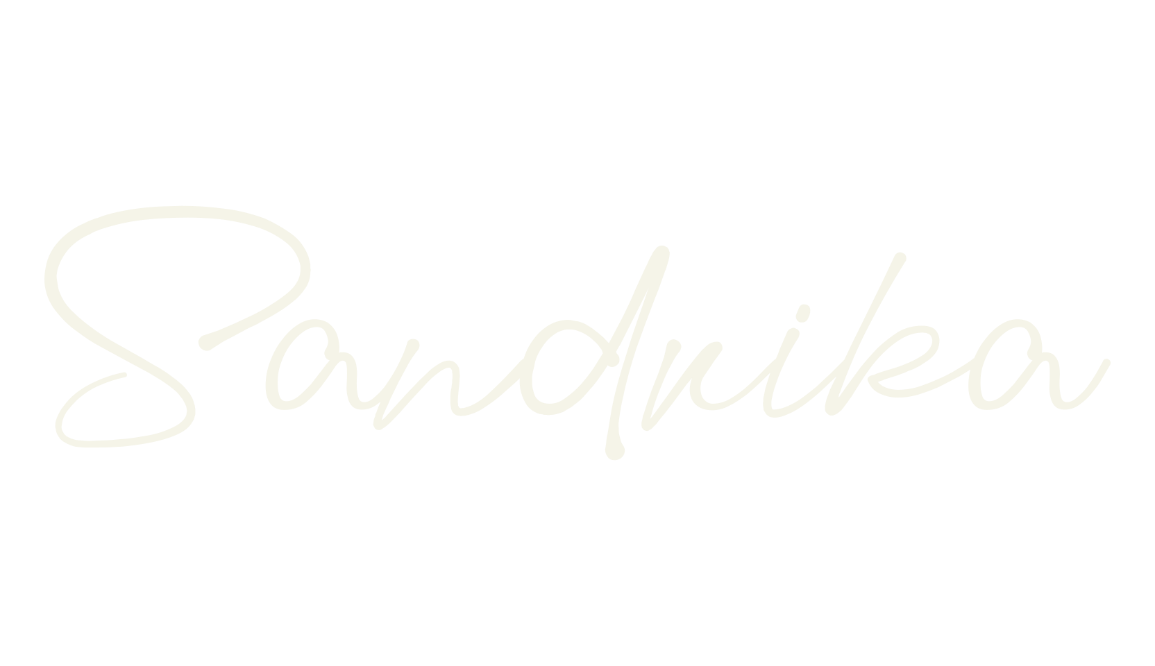 Sandrika, handwriting font preview