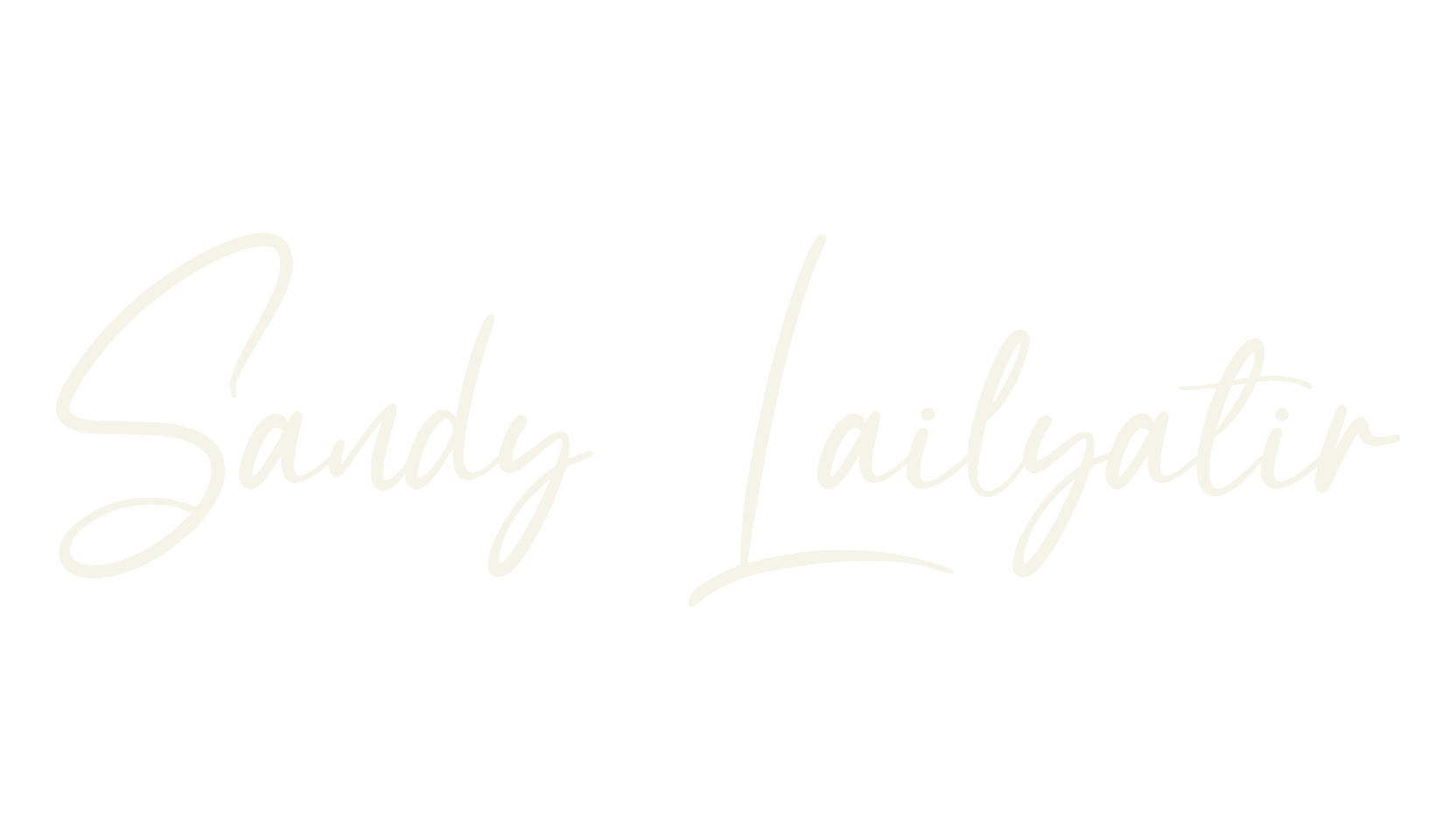 Sandy Lailyatir, whimsical font preview