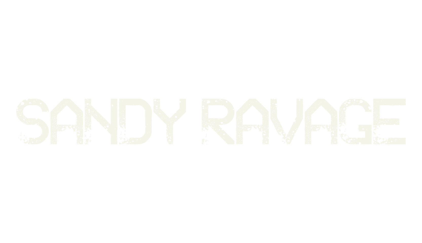 Sandy Ravage, display market font preview