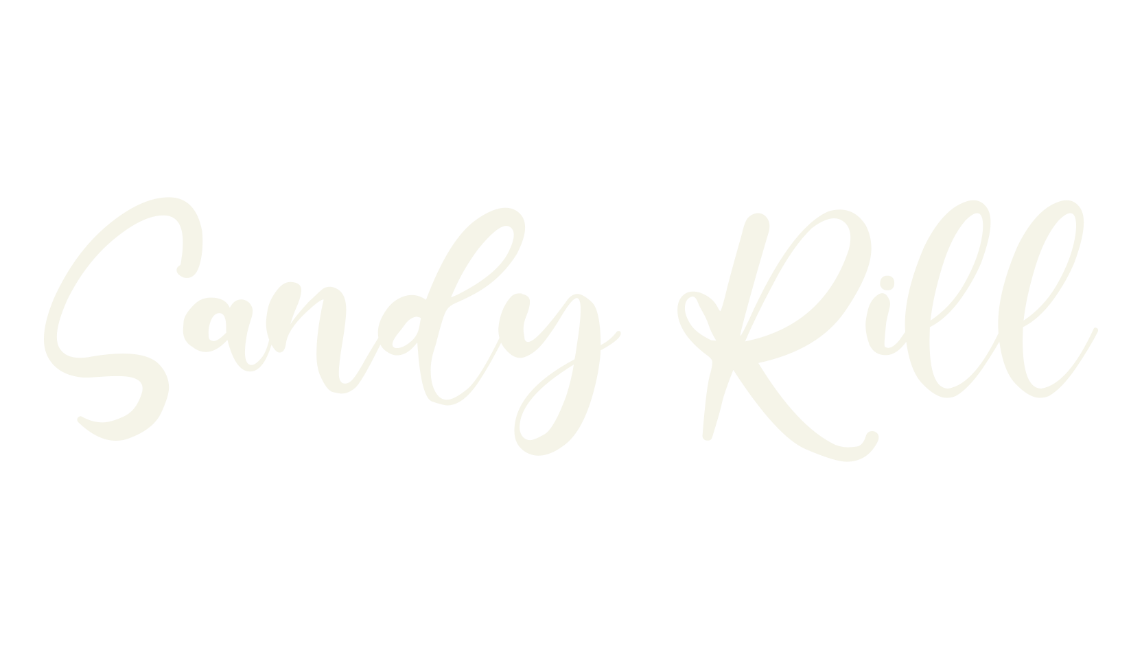 Sandy Rill, lettering font preview