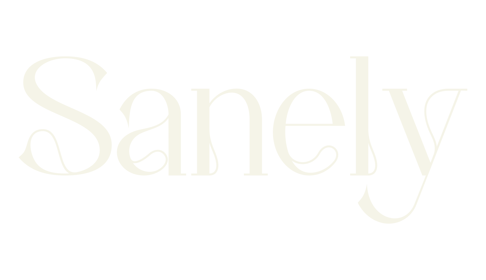 Sanely, lettering font preview