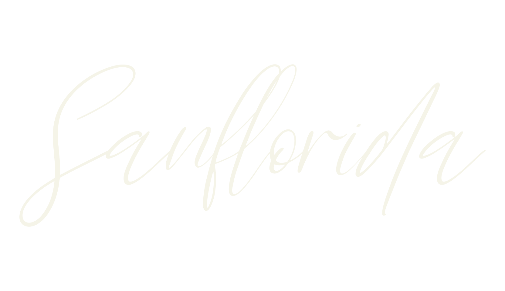 Sanflorida, script font preview