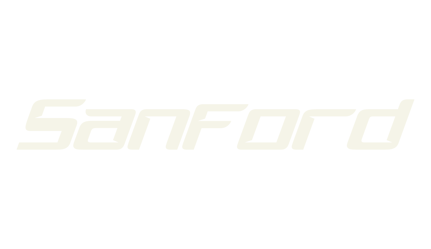 Sanford, racing font preview