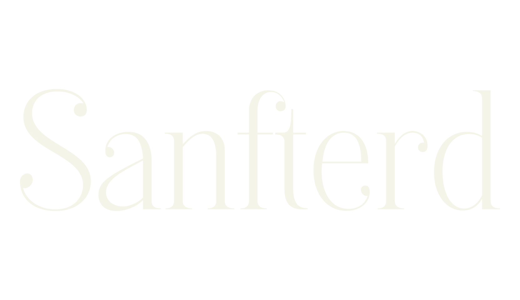 Sanfterd, serif font preview