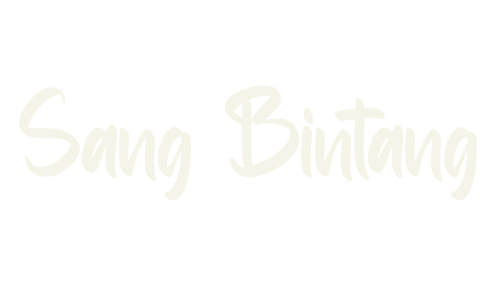 Sang Bintang, whimsical font preview
