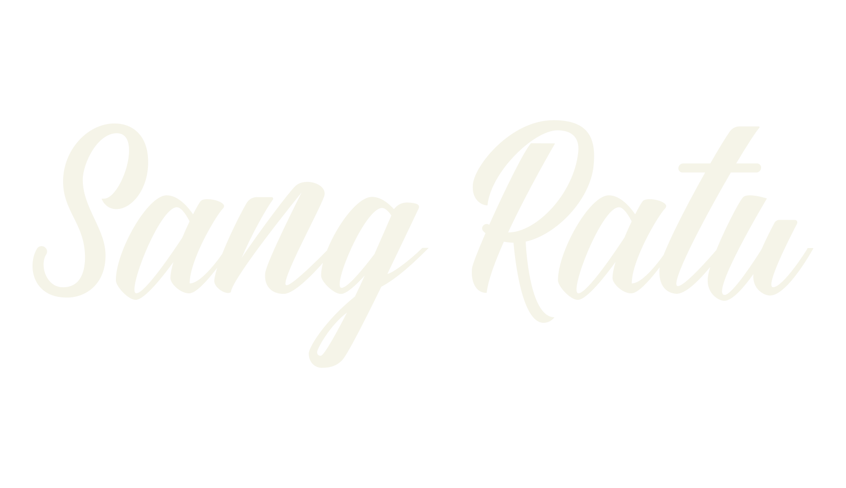 Sang Ratu, calligraphy font preview