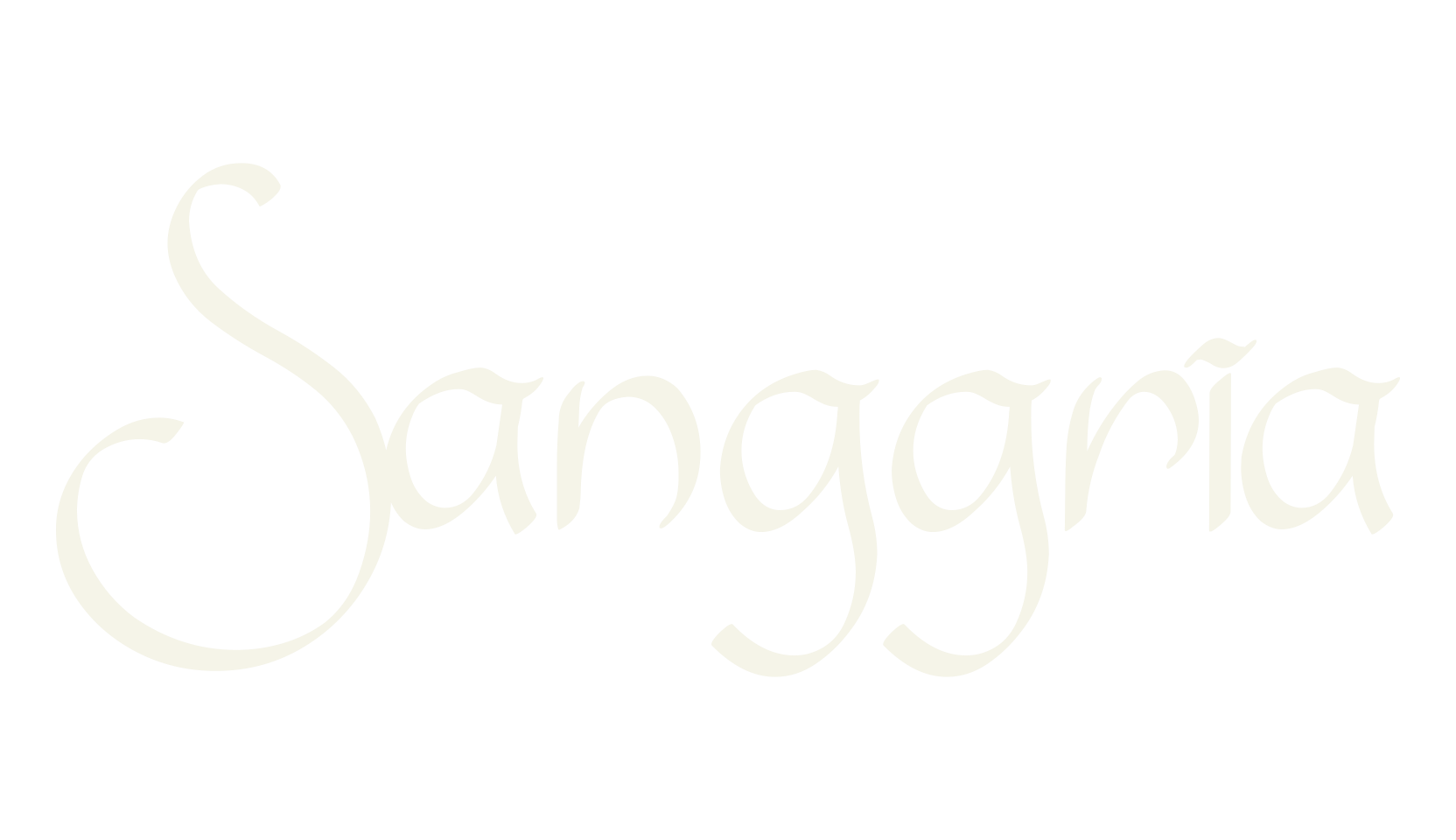 Sanggria, handwriting font preview