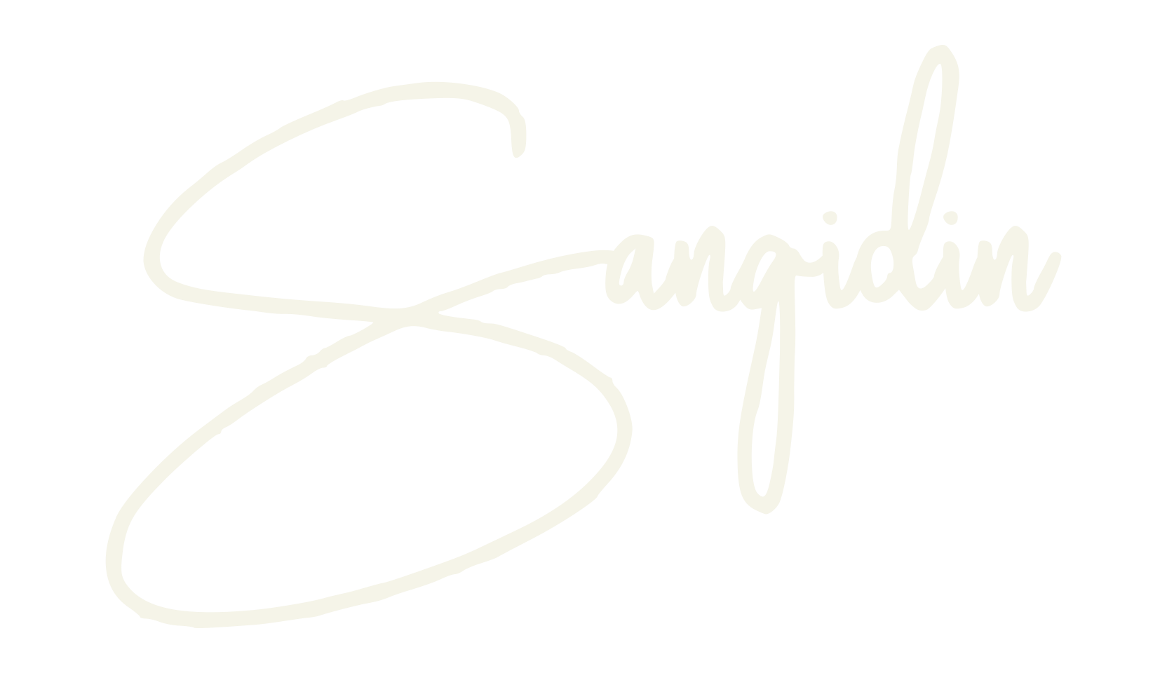 Sangidin, handwriting font preview