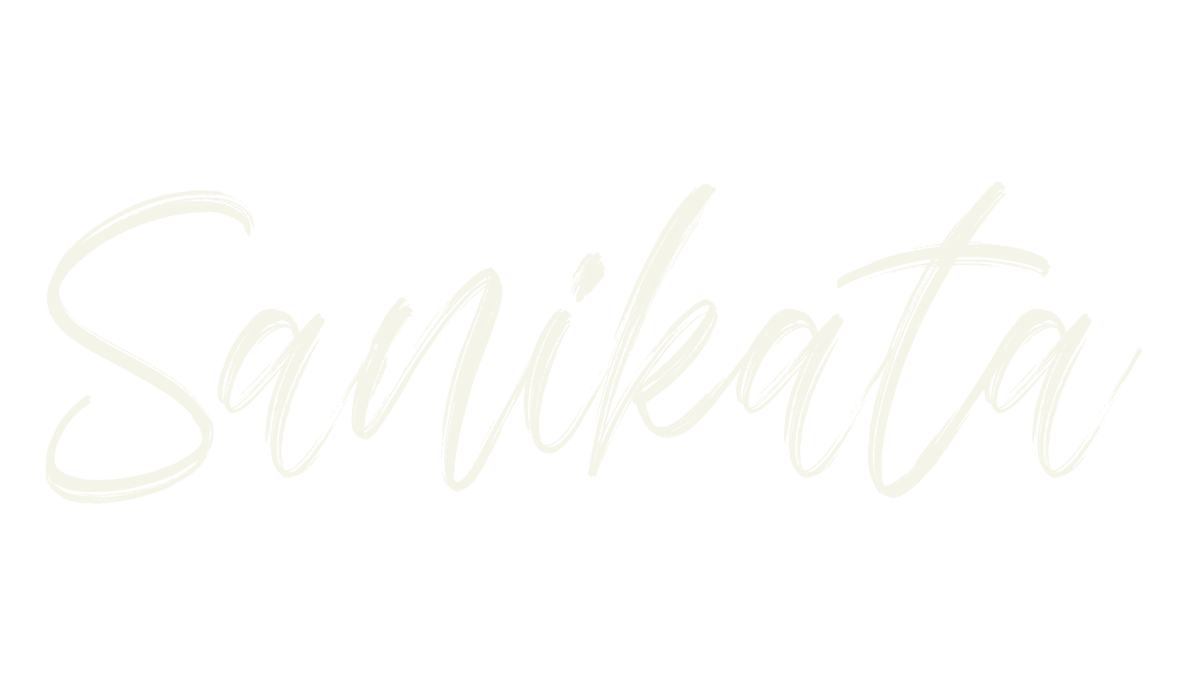 Sanikata, calligraphy font preview