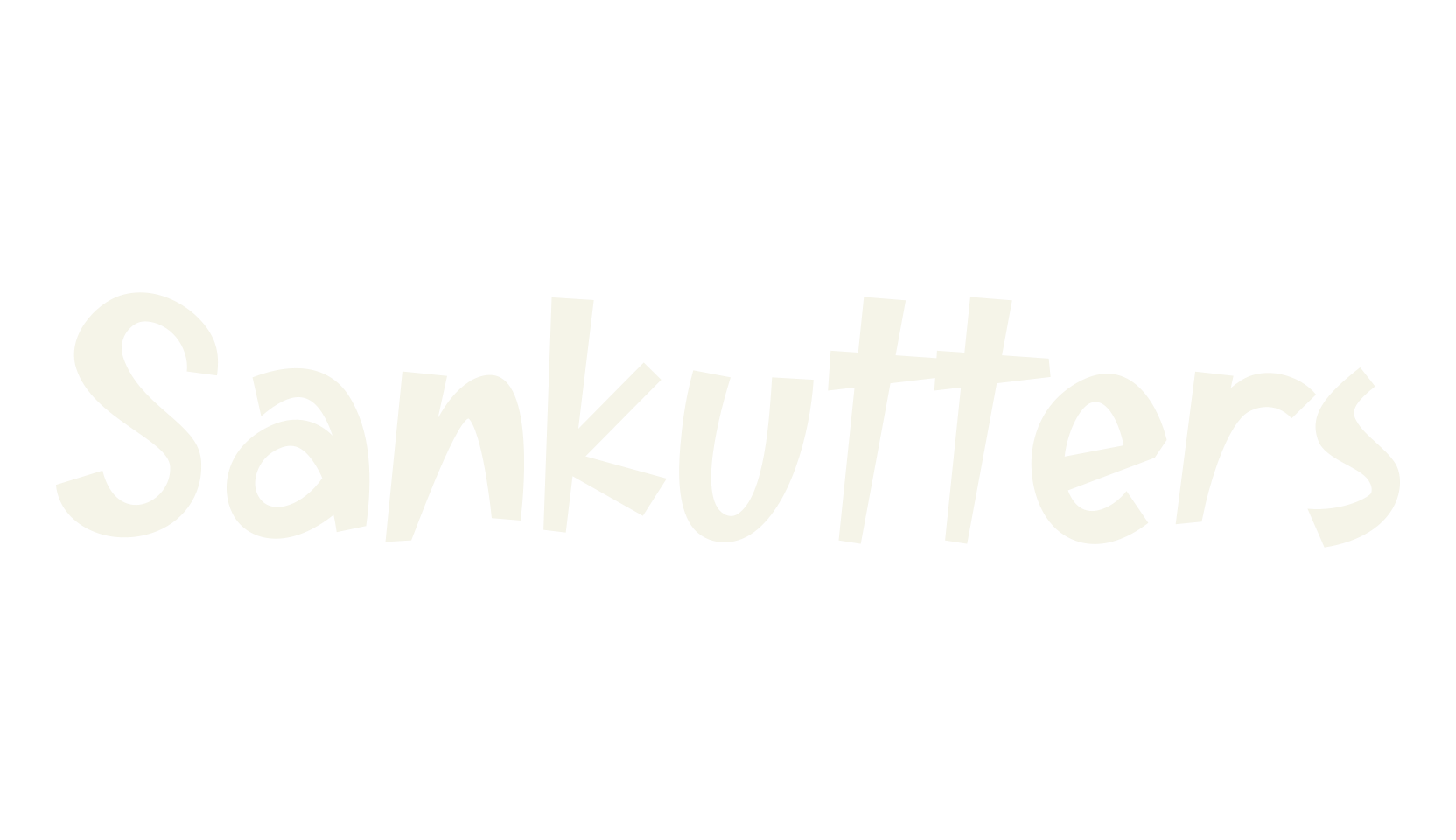 Sankutters, quirky font preview