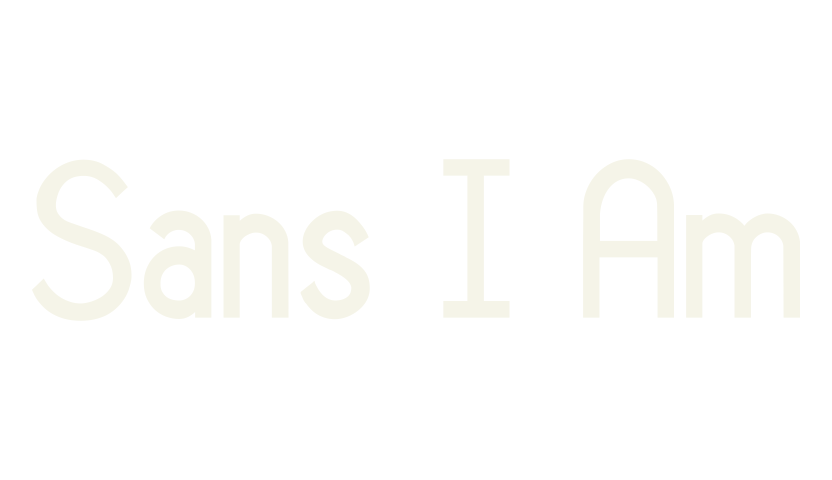 Sans I Am, cash register receipt font preview