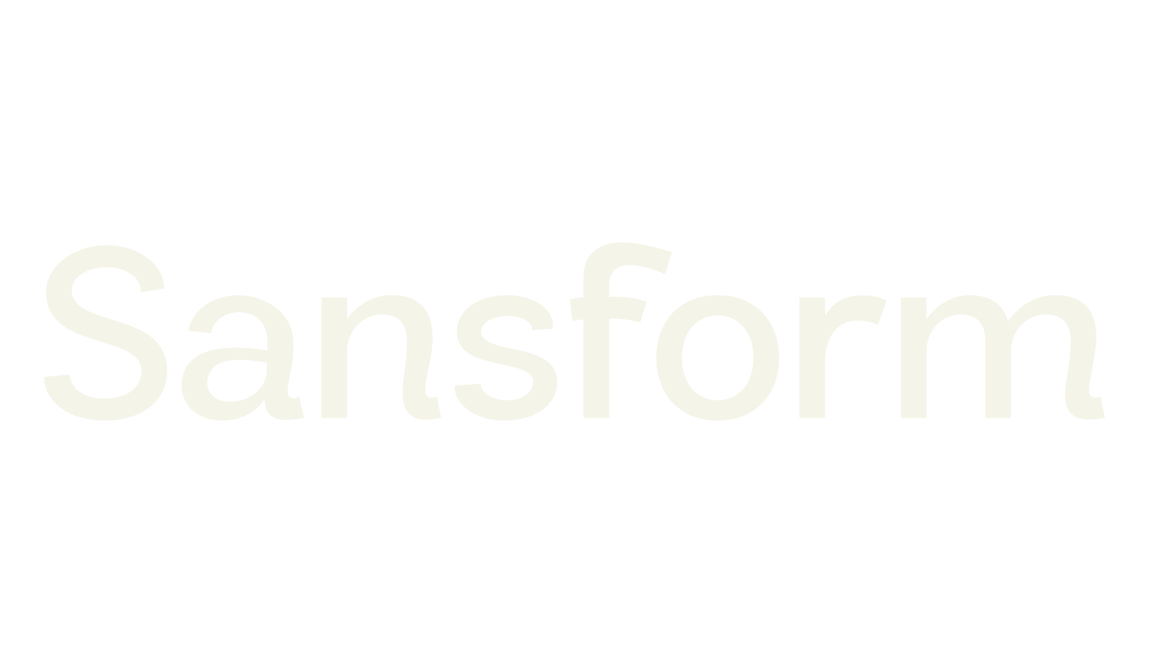 Sansform, sans serif font preview