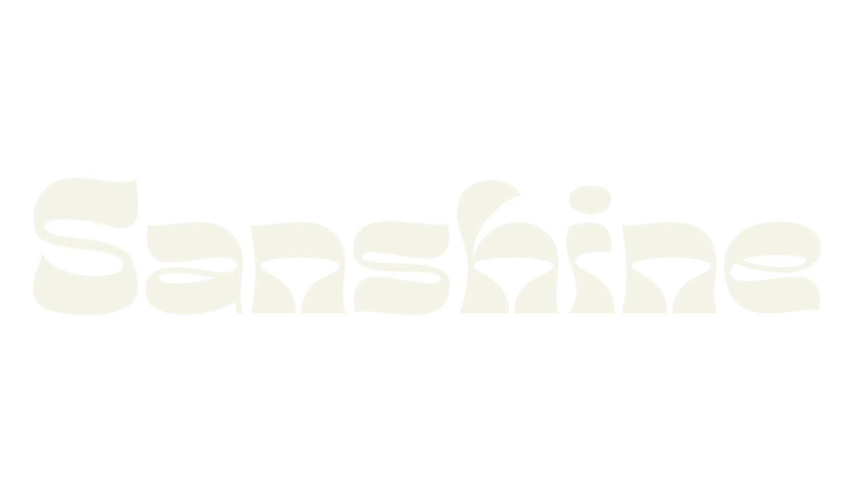 Sanshine, psychedelic font preview