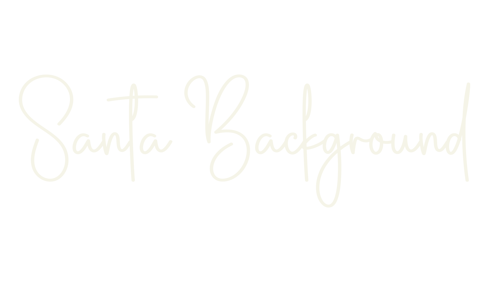 Santa Background, calligraphy font preview