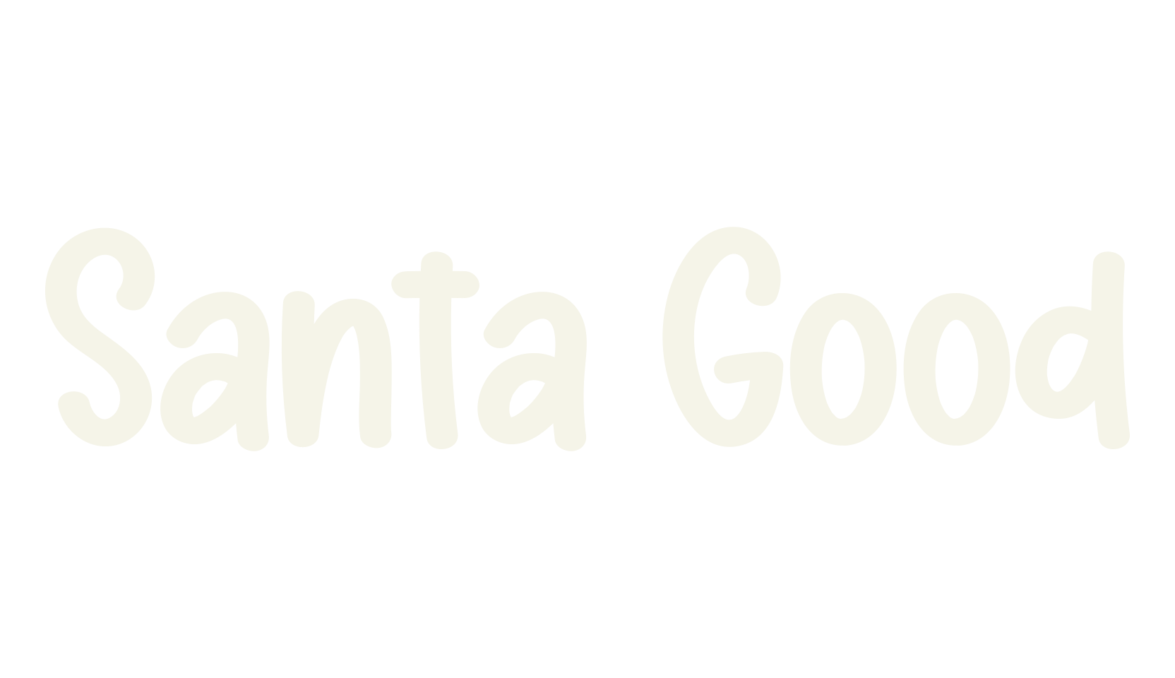Santa Good, handwriting font preview