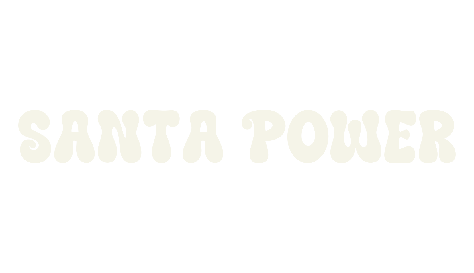 Santa Power, fancy font preview