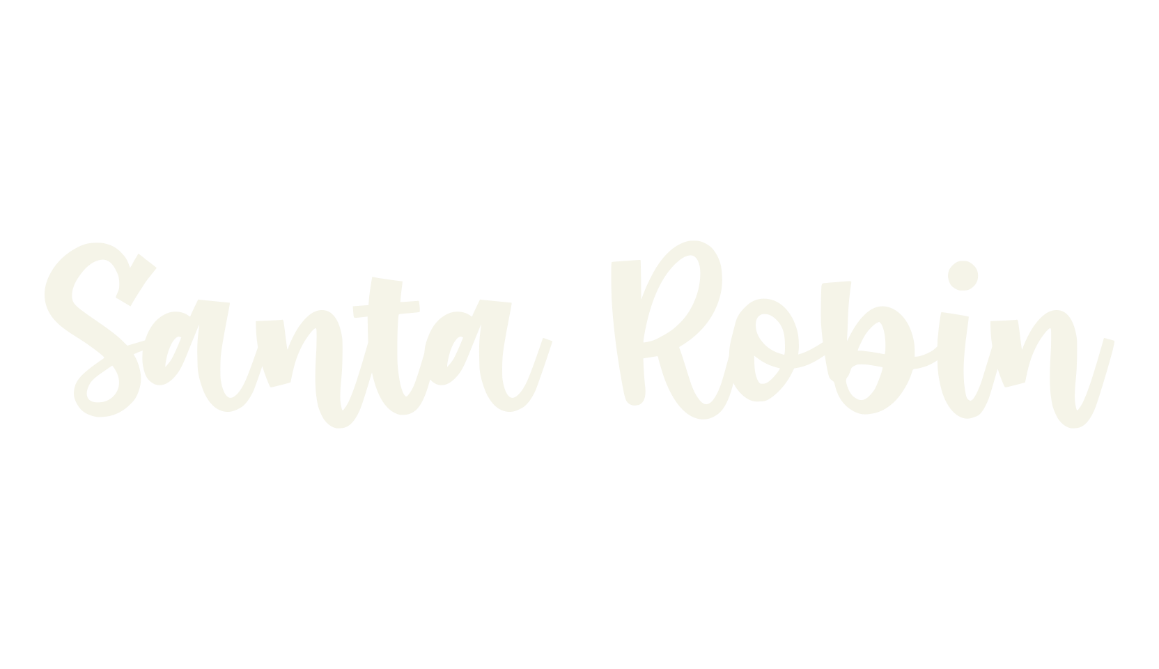 Santa Robin, fashion script font preview